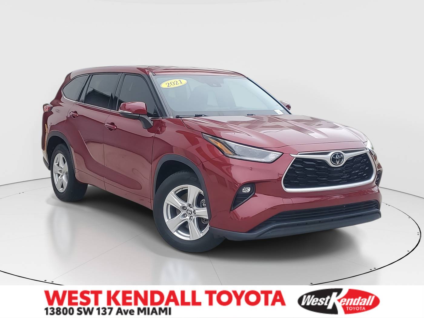 2021 Toyota Highlander LE — SUV — 37,321 mi — Miami, FL
