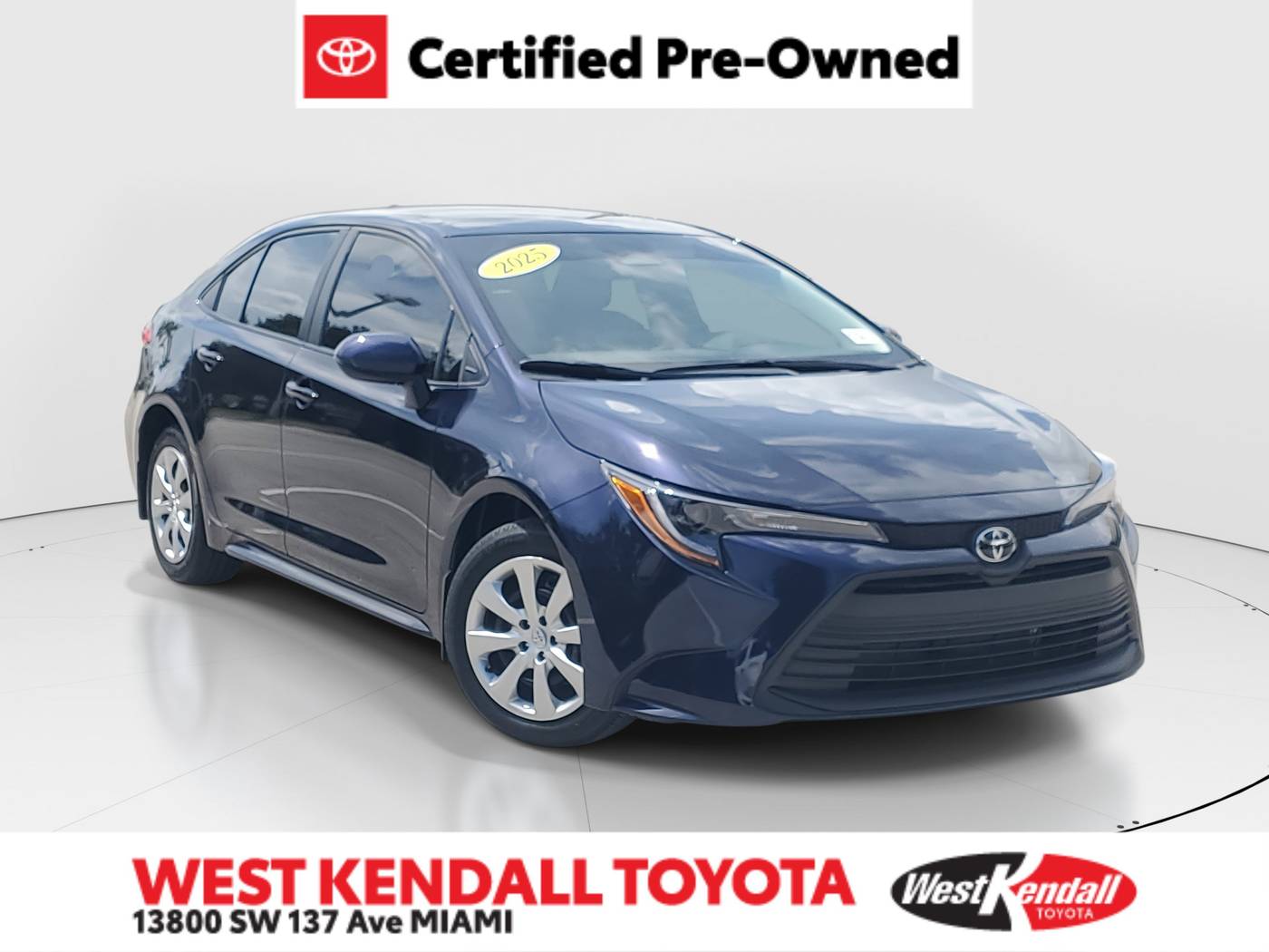 2025 Toyota Corolla LE — Sedan — 1,263 mi — Miami, FL