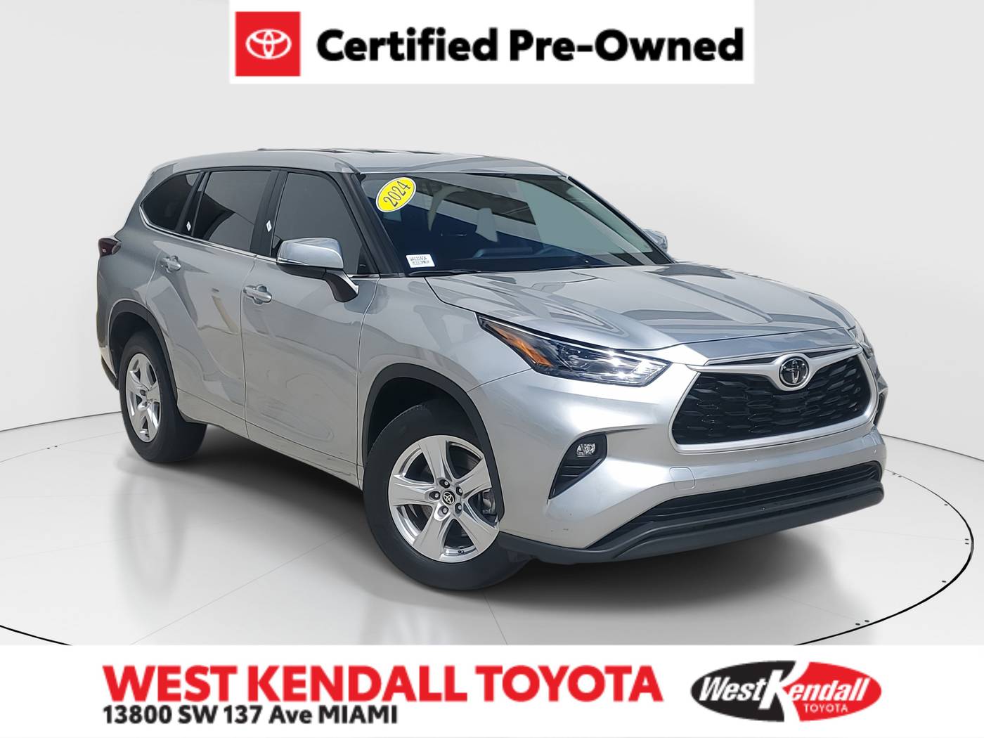 2024 Toyota Highlander LE — SUV — 24,613 mi — Miami, FL