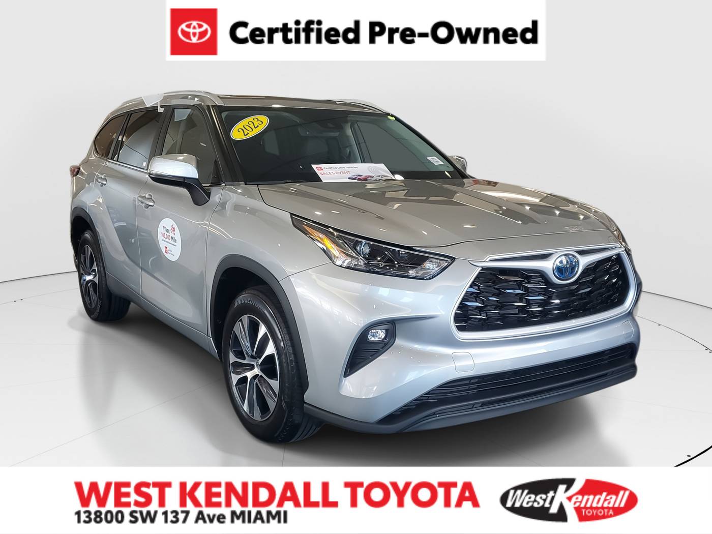 2023 Toyota Highlander Hybrid XLE — SUV — 5,357 mi — Miami, FL