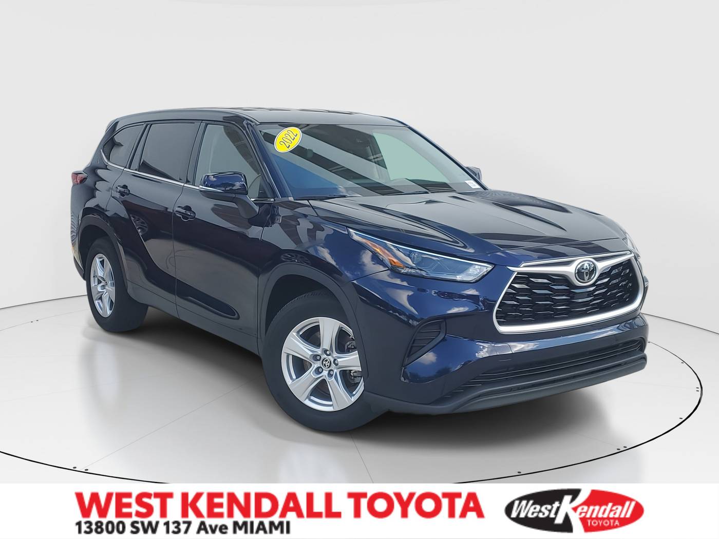 2022 Toyota Highlander L — SUV — 34,837 mi — Miami, FL