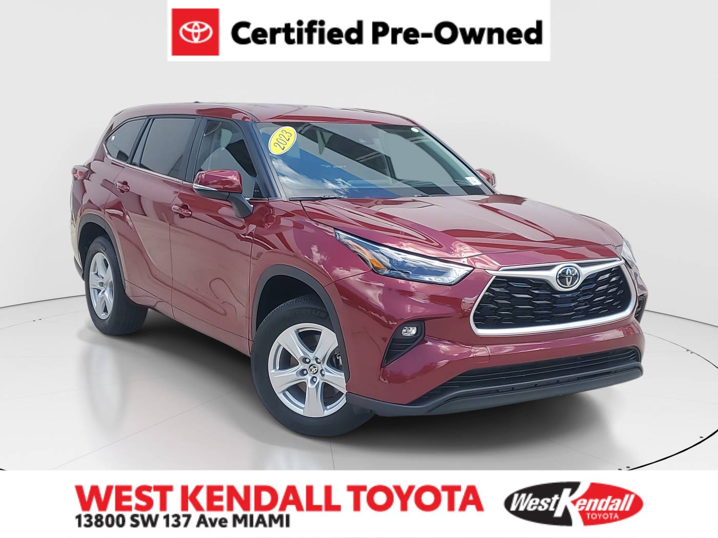 2023 Toyota Highlander L — SUV — 13,118 mi — Miami, FL