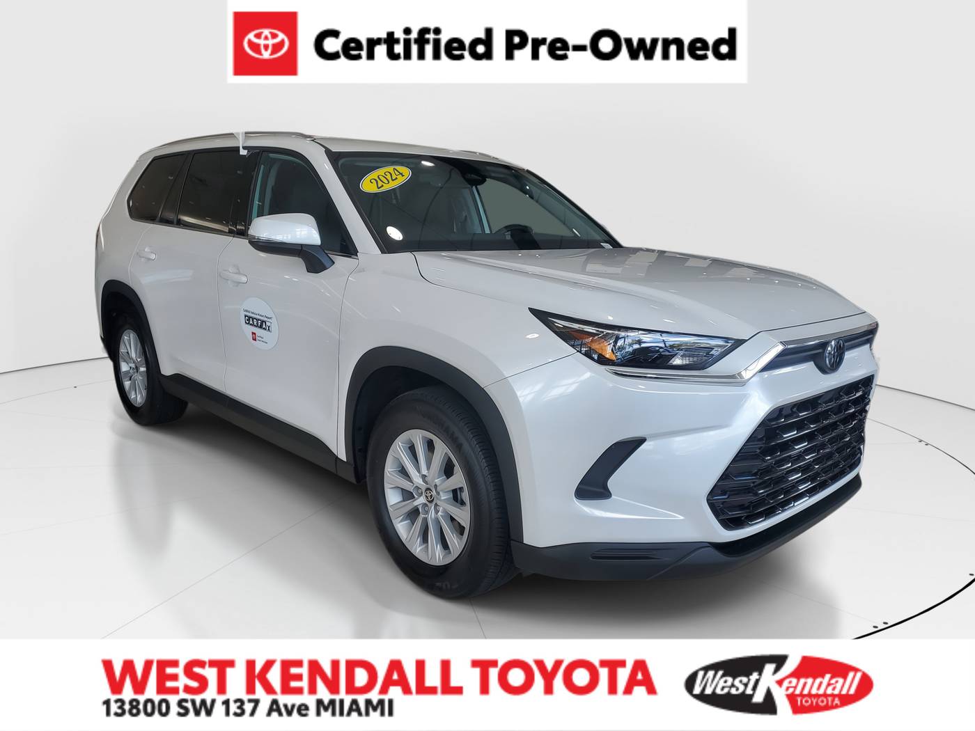 2024 Toyota Grand Highlander XLE — SUV — 16,870 mi — Miami, FL