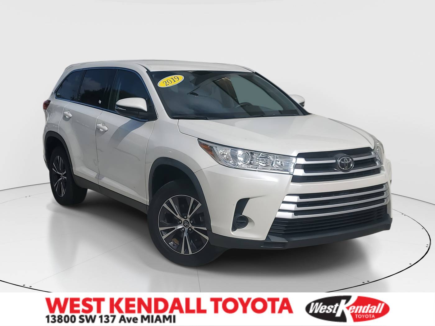 2019 Toyota Highlander LE — SUV — 68,996 mi — Miami, FL