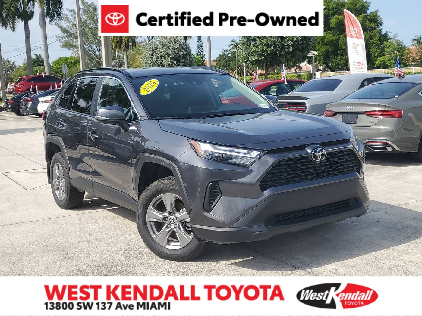 2024 Toyota RAV4 XLE — SUV — 5,327 mi — Miami, FL
