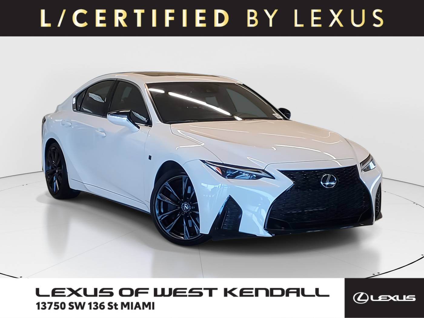 2025 Lexus IS IS 350 F SPORT Design — Sedan — 2,620 mi — Miami, FL
