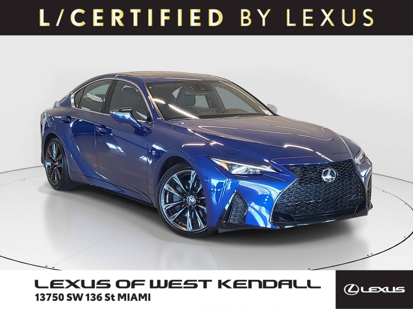 2025 Lexus IS IS 350 F SPORT Design — Sedan — 1,731 mi — Miami, FL