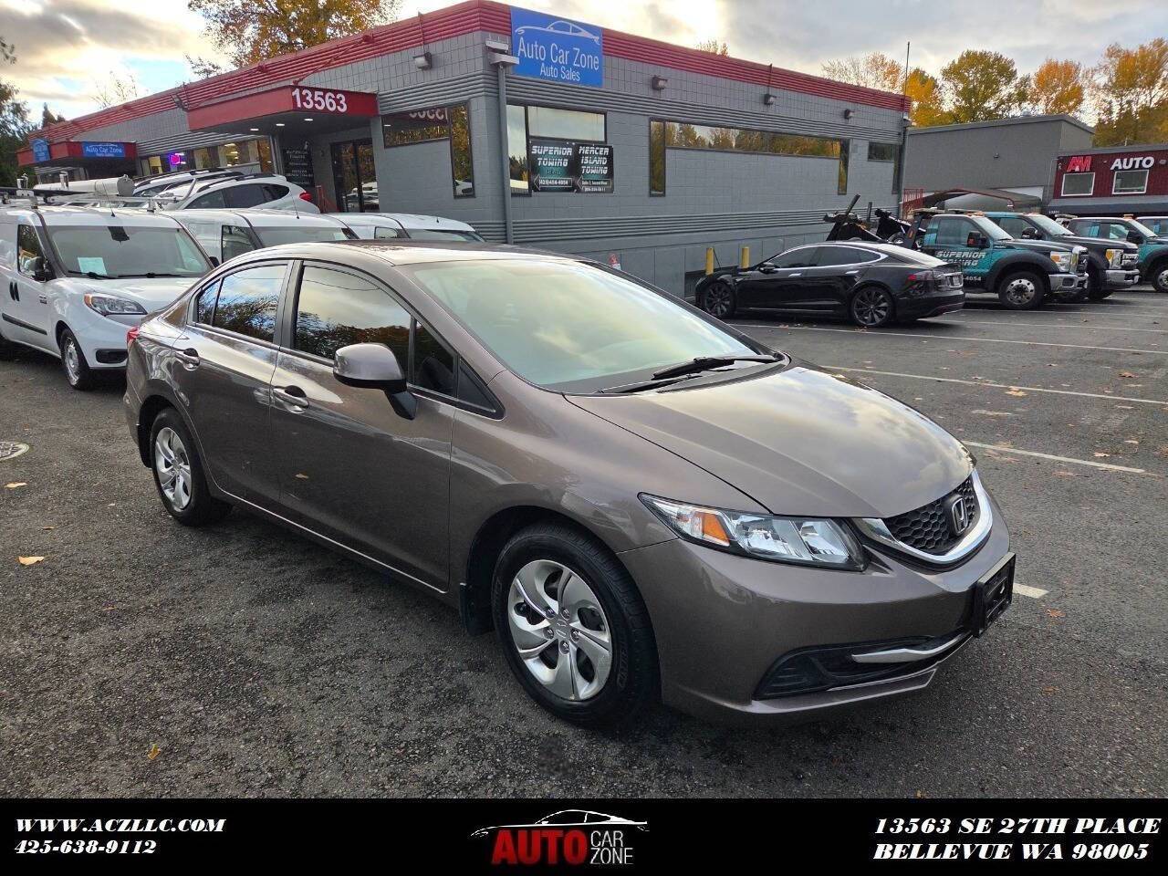 2013 Honda Civic LX — Sedan — 105,472 mi — Bellevue, WA
