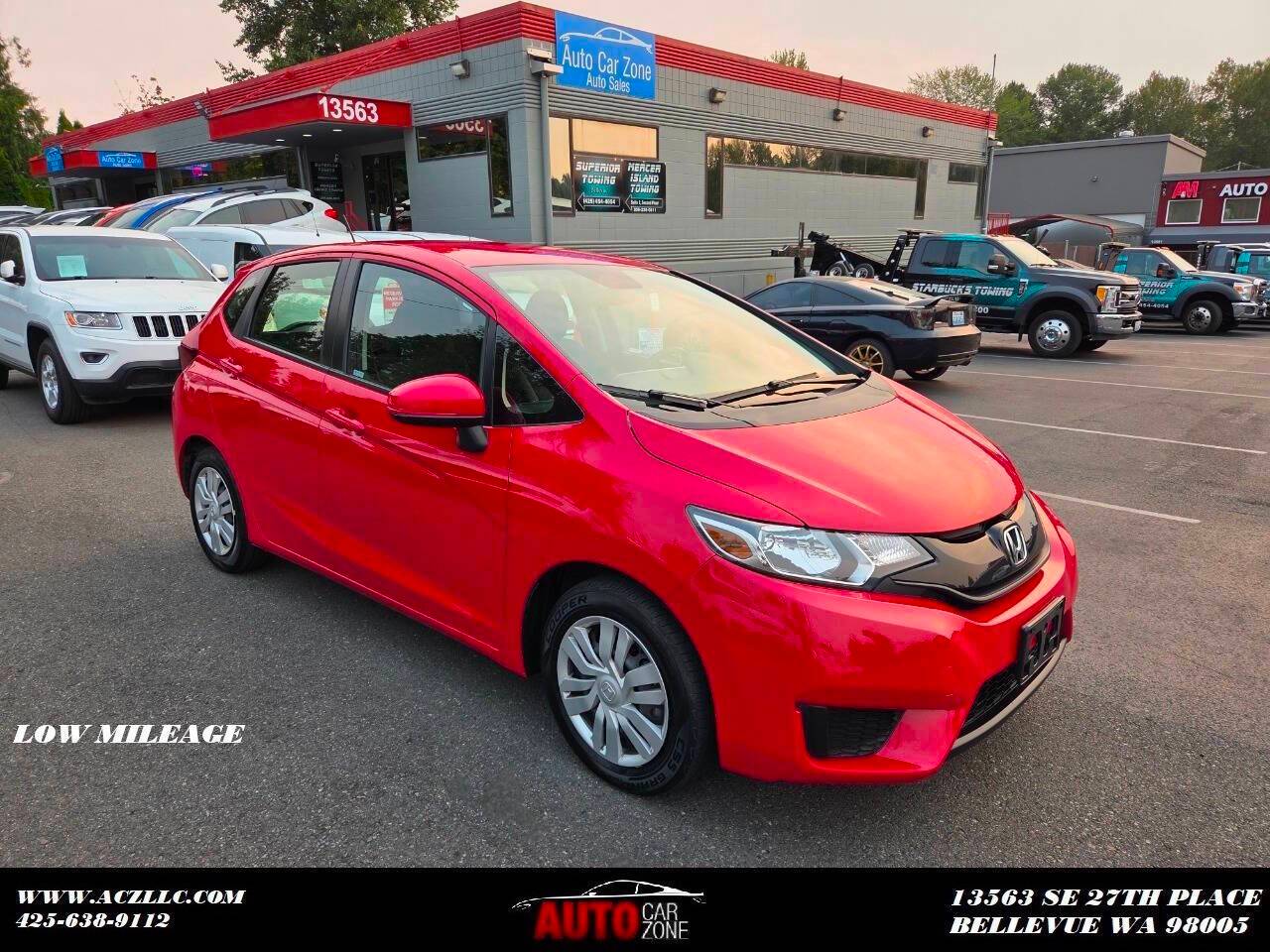 2016 Honda Fit LX — Hatchback — 55,619 mi — Bellevue, WA