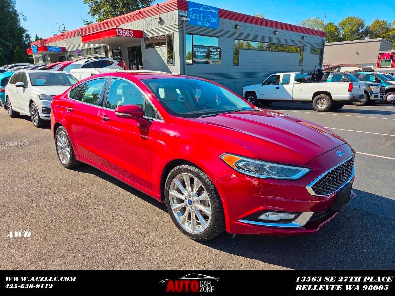 2017 Ford Fusion Platinum — Sedan — 88,755 mi — Bellevue, WA