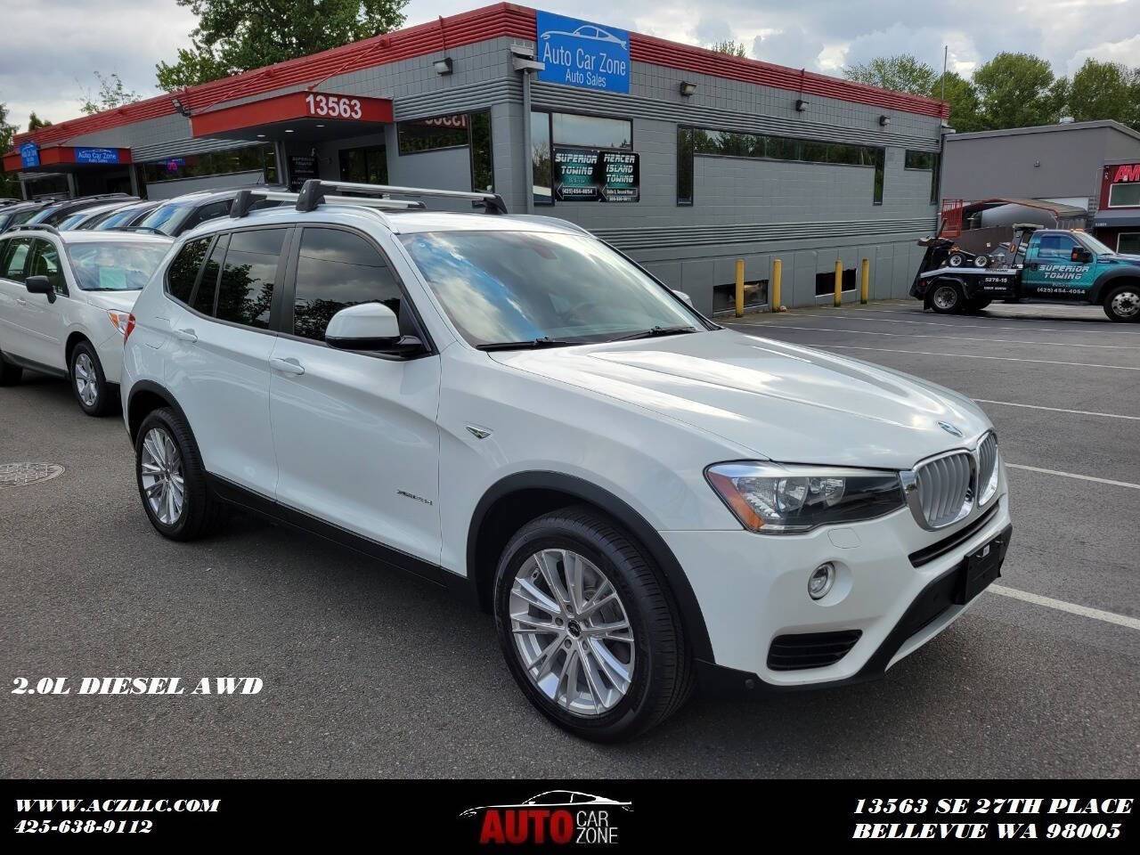 2015 BMW X3 28d — SUV — 133,855 mi — Bellevue, WA