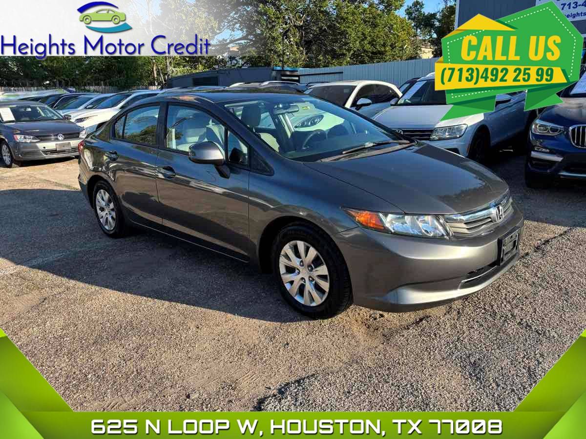 2012 Honda Civic LX — Sedan — 109,936 mi — Houston, TX