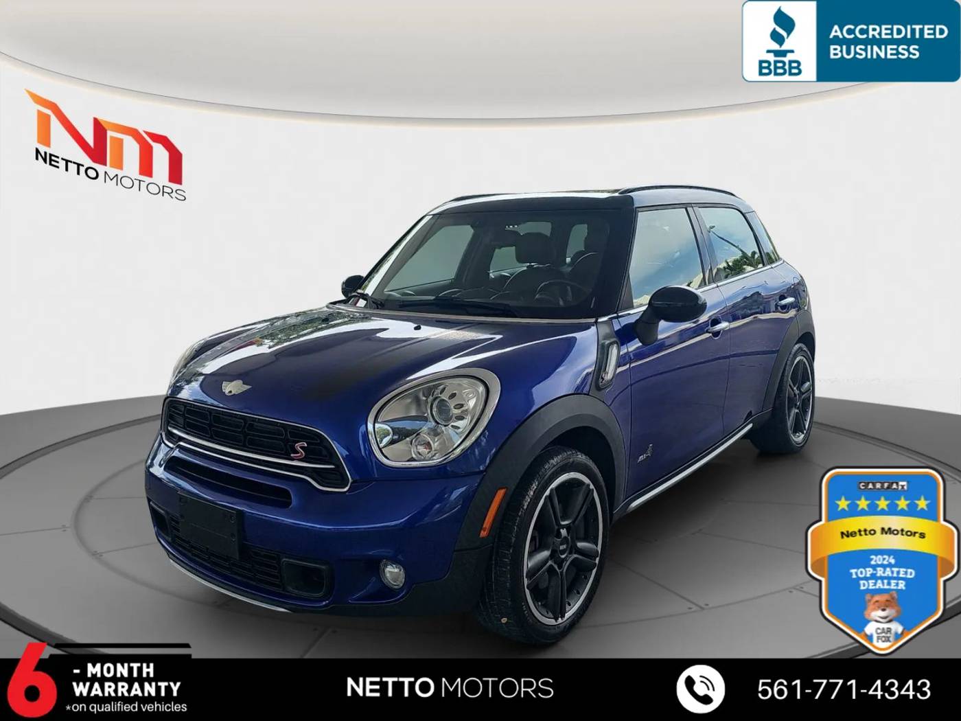 2015 MINI Countryman Cooper S ALL4 — SUV — 81,253 mi — West Palm Beach, FL