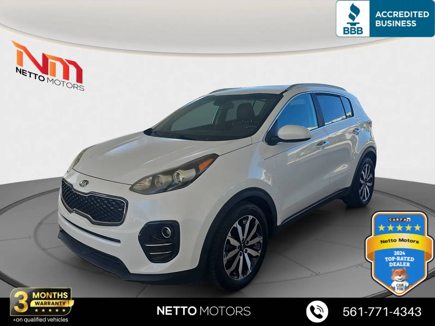 2017 Kia Sportage EX — SUV — 87,467 mi — West Palm Beach, FL