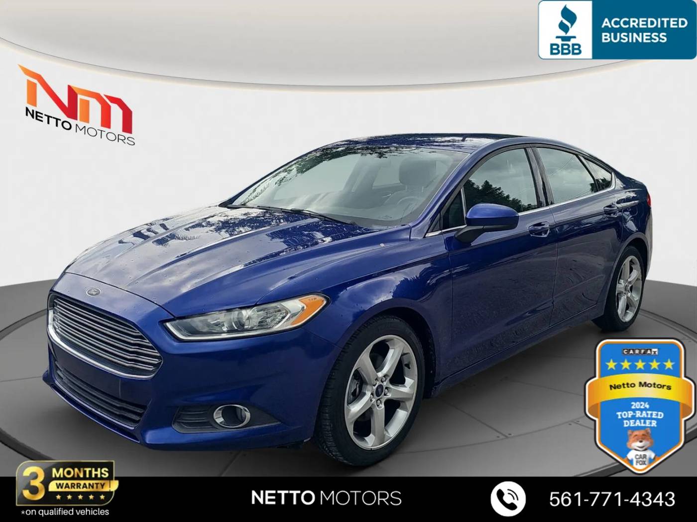 2016 Ford Fusion S — Sedan — 49,892 mi — West Palm Beach, FL