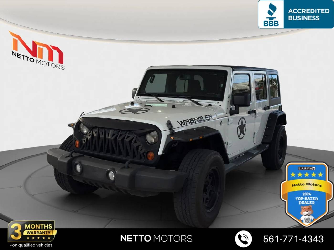 2013 Jeep Wrangler Sport — SUV — 103,973 mi — West Palm Beach, FL
