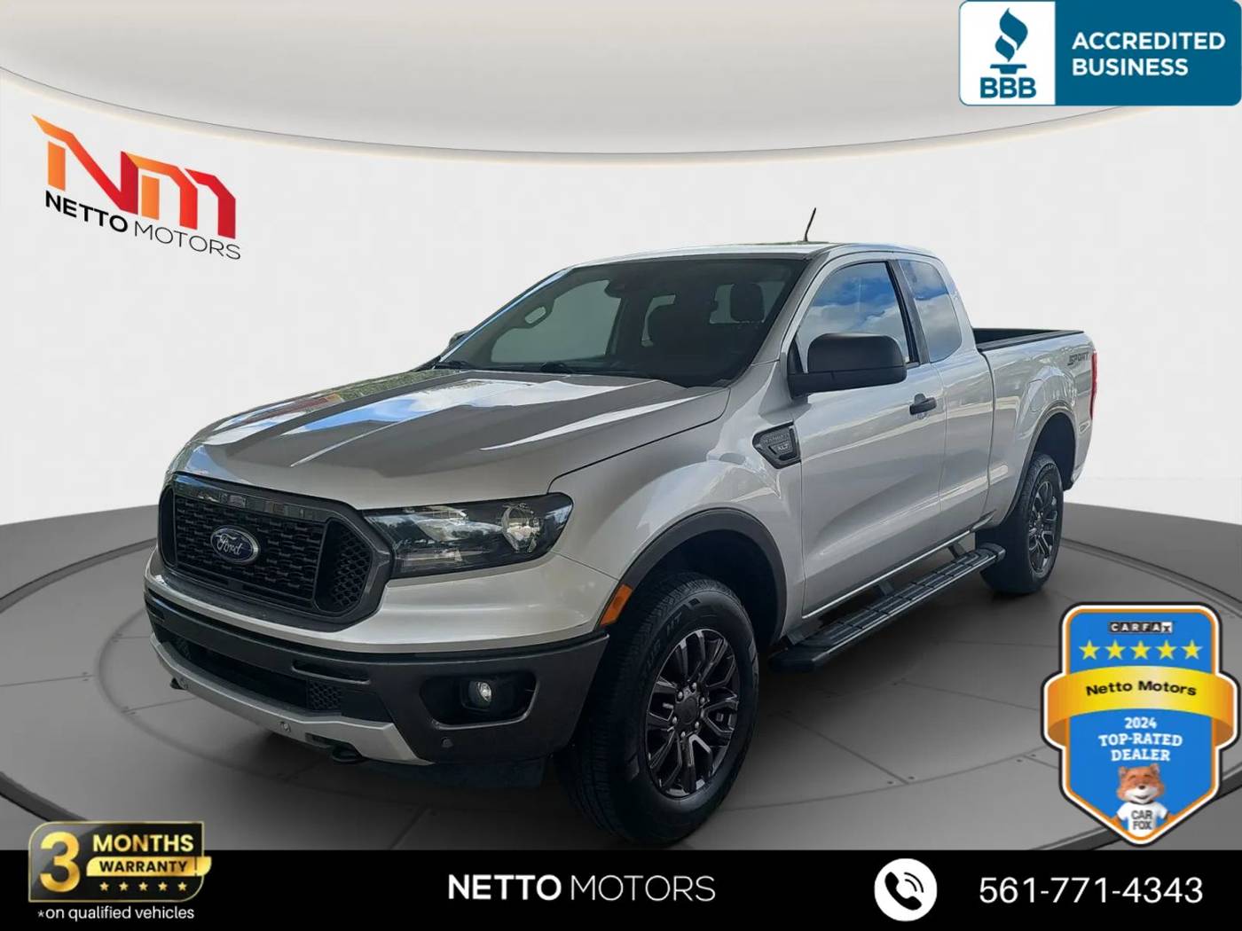 2019 Ford Ranger XLT — Pickup Truck — 88,791 mi — West Palm Beach, FL