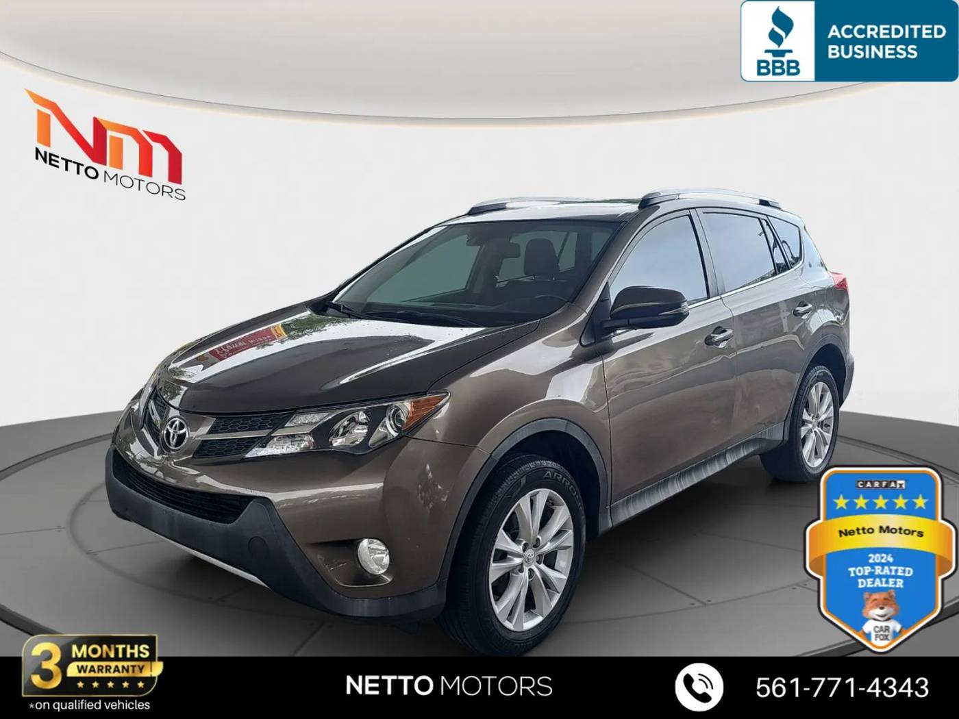 2014 Toyota RAV4 Limited — SUV — 98,749 mi — West Palm Beach, FL
