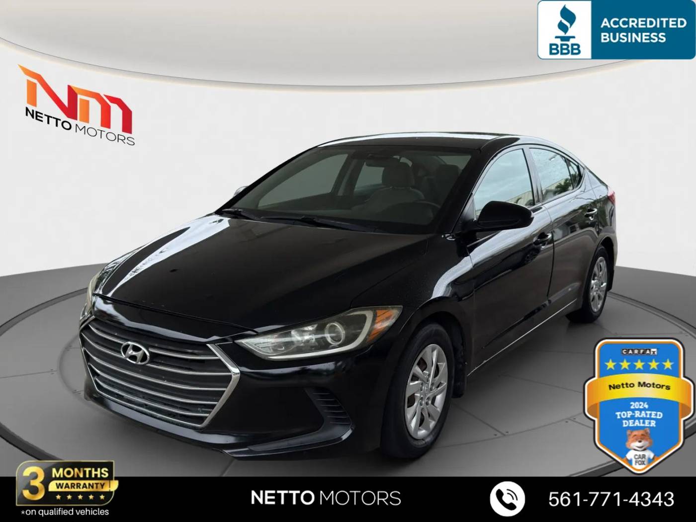 2018 Hyundai Elantra SE — Sedan — 106,297 mi — West Palm Beach, FL