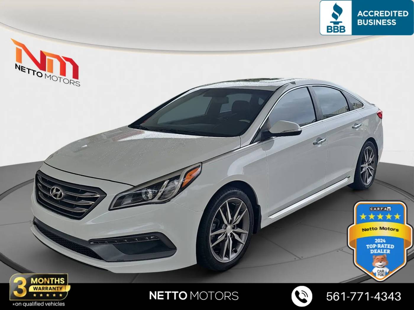 2015 Hyundai Sonata Sport 2.0T — Sedan — 109,835 mi — West Palm Beach, FL