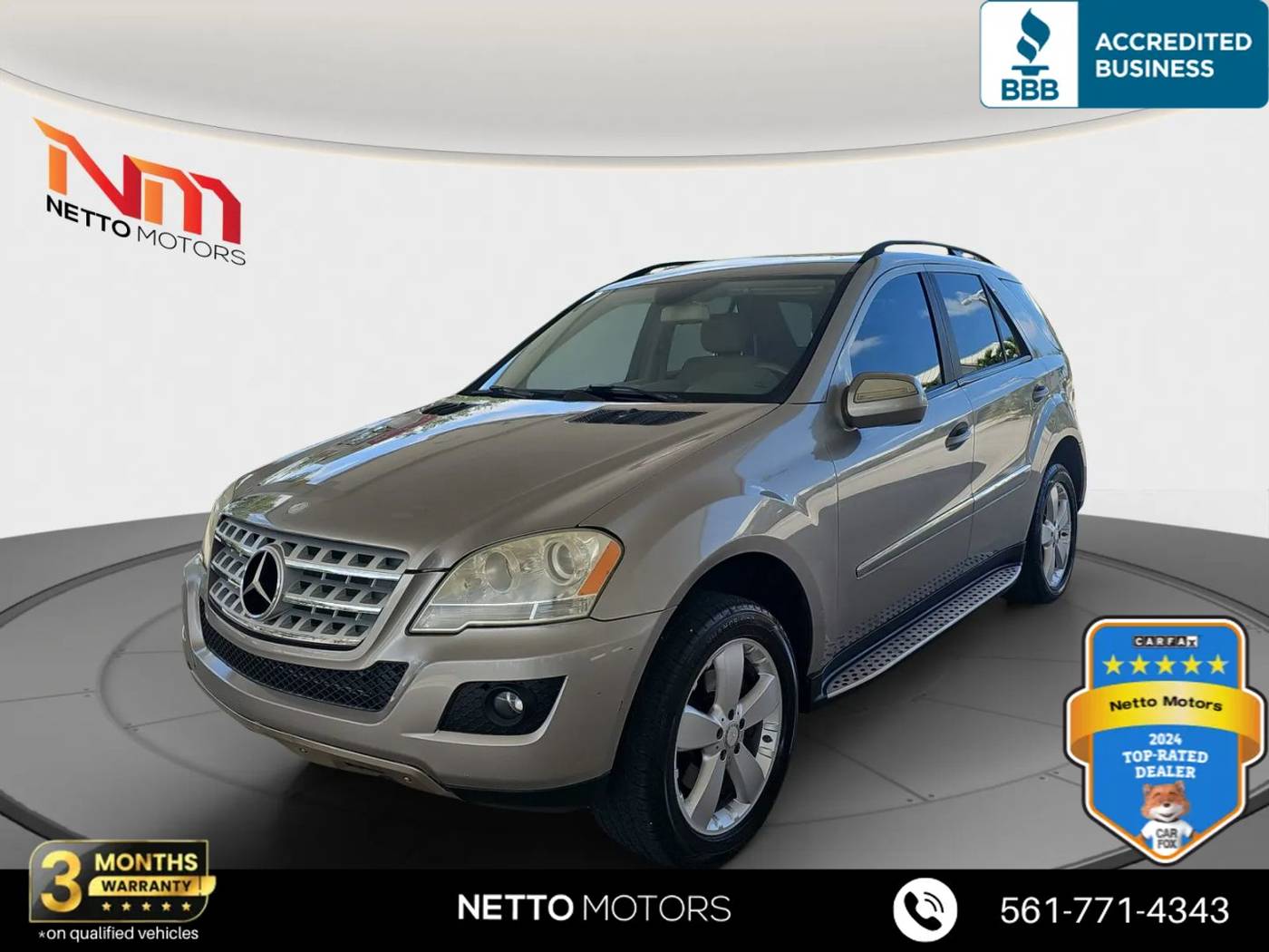 2009 Mercedes-Benz M-Class ML 350 — SUV — 96,107 mi — West Palm Beach, FL