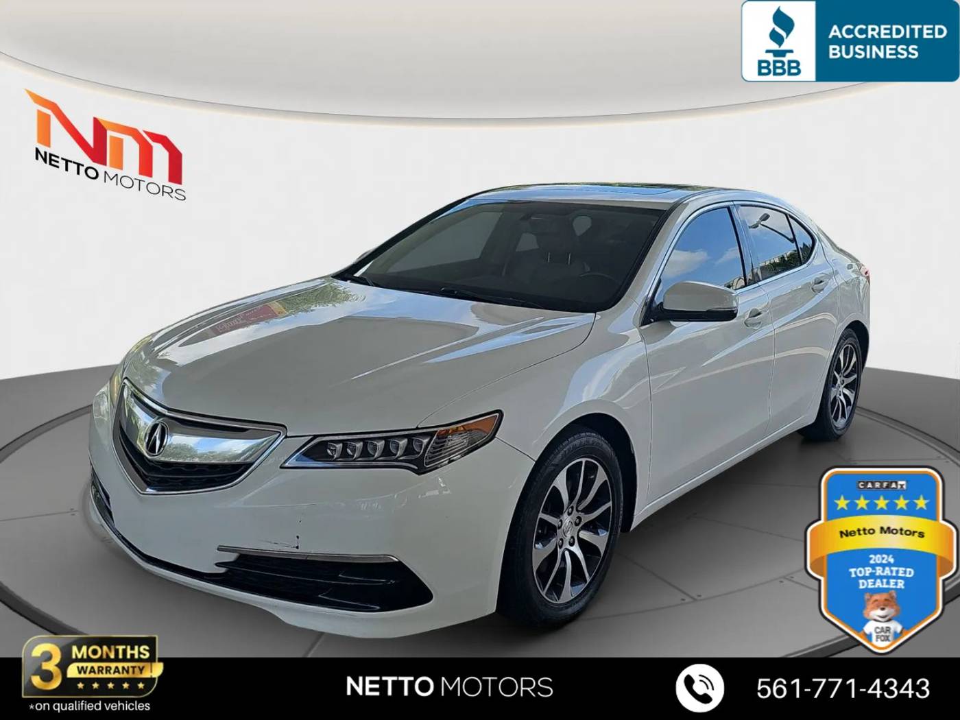 2015 Acura TLX Standard — Sedan — 68,893 mi — West Palm Beach, FL