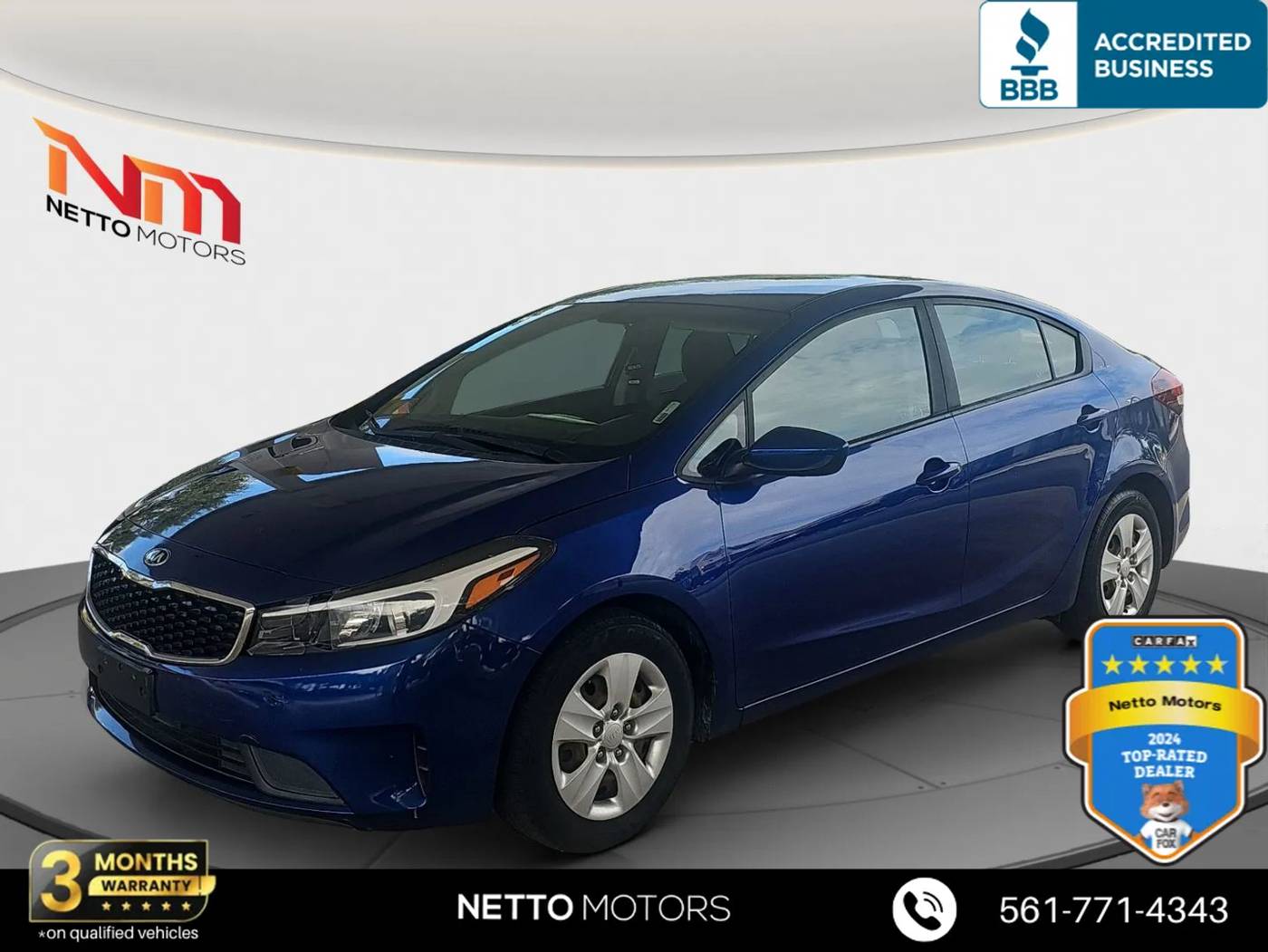 2017 Kia Forte LX — Sedan — 54,727 mi — West Palm Beach, FL