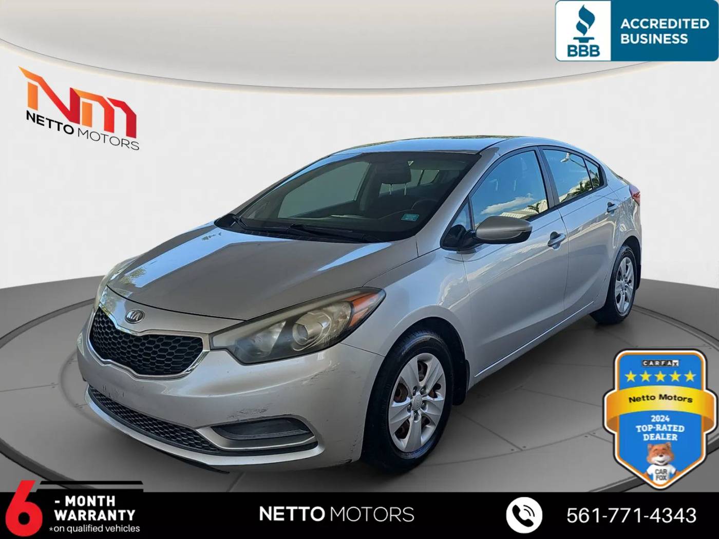 2014 Kia Forte LX — Sedan — 87,596 mi — West Palm Beach, FL
