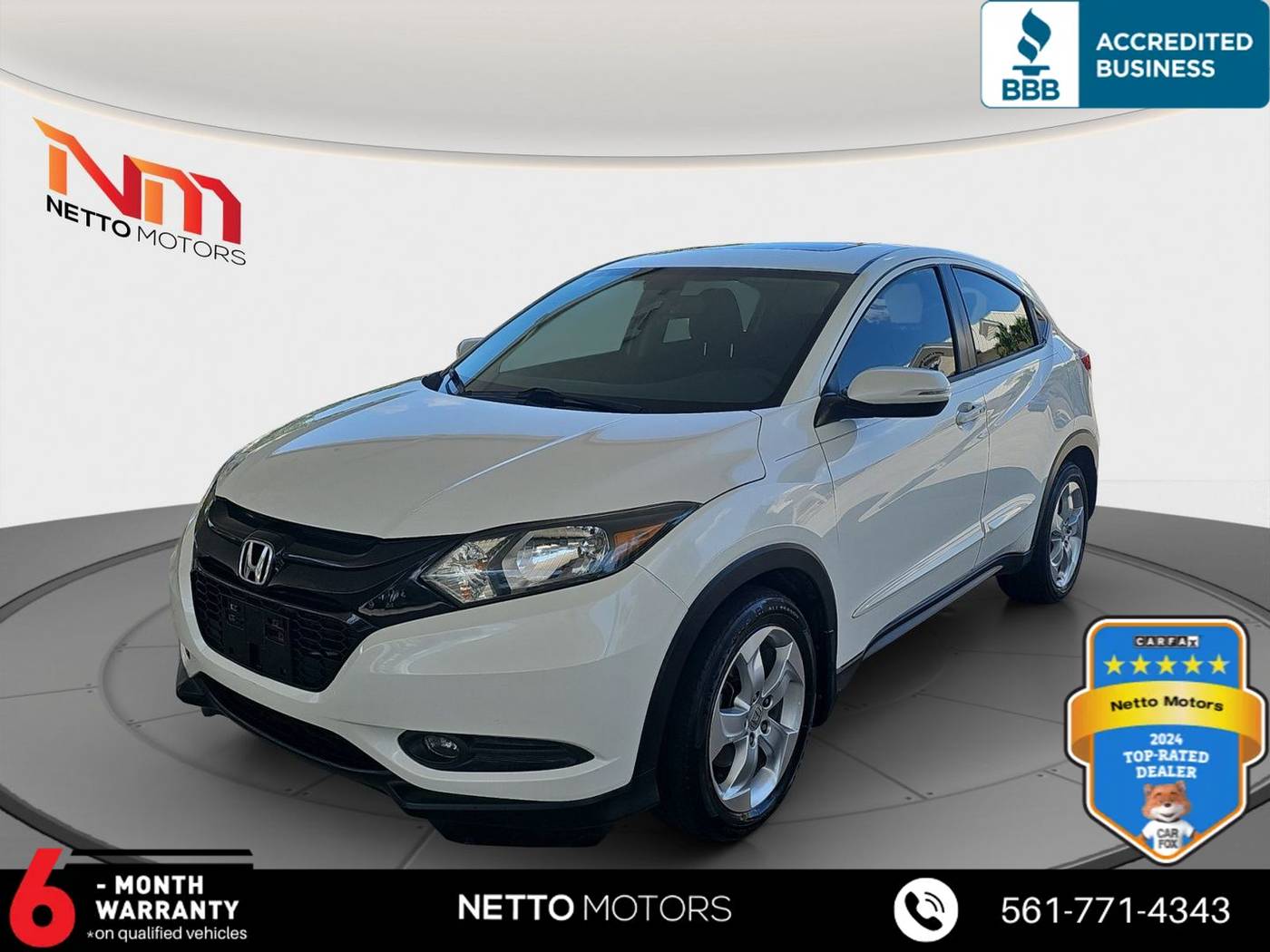 2016 Honda HR-V EX — SUV — 77,869 mi — West Palm Beach, FL