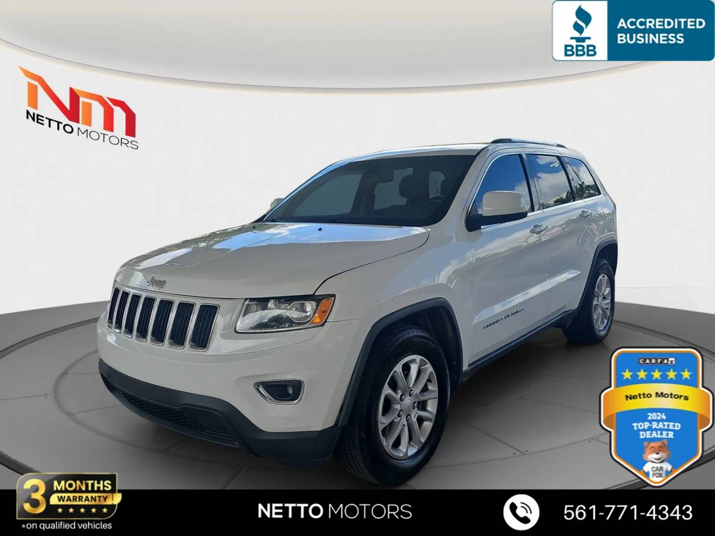2015 Jeep Grand Cherokee Laredo — SUV — 110,290 mi — West Palm Beach, FL