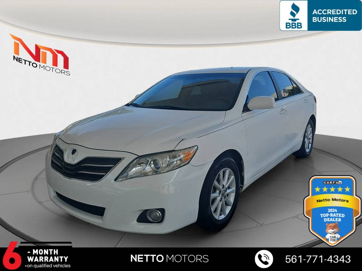 2010 Toyota Camry XLE V6 — Sedan — 101,799 mi — West Palm Beach, FL