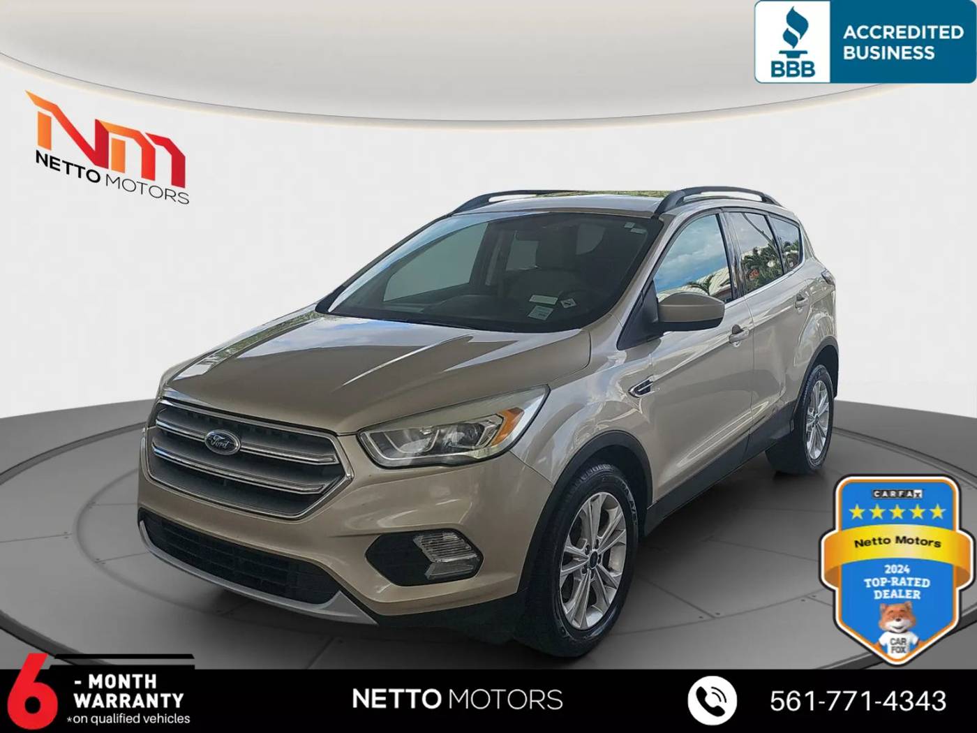 2017 Ford Escape SE — SUV — 91,683 mi — West Palm Beach, FL