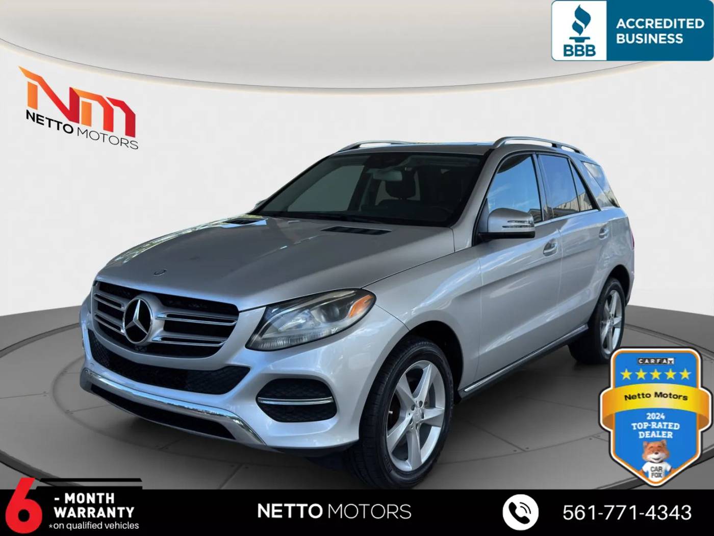 2016 Mercedes-Benz GLE GLE 350 — SUV — 88,114 mi — West Palm Beach, FL