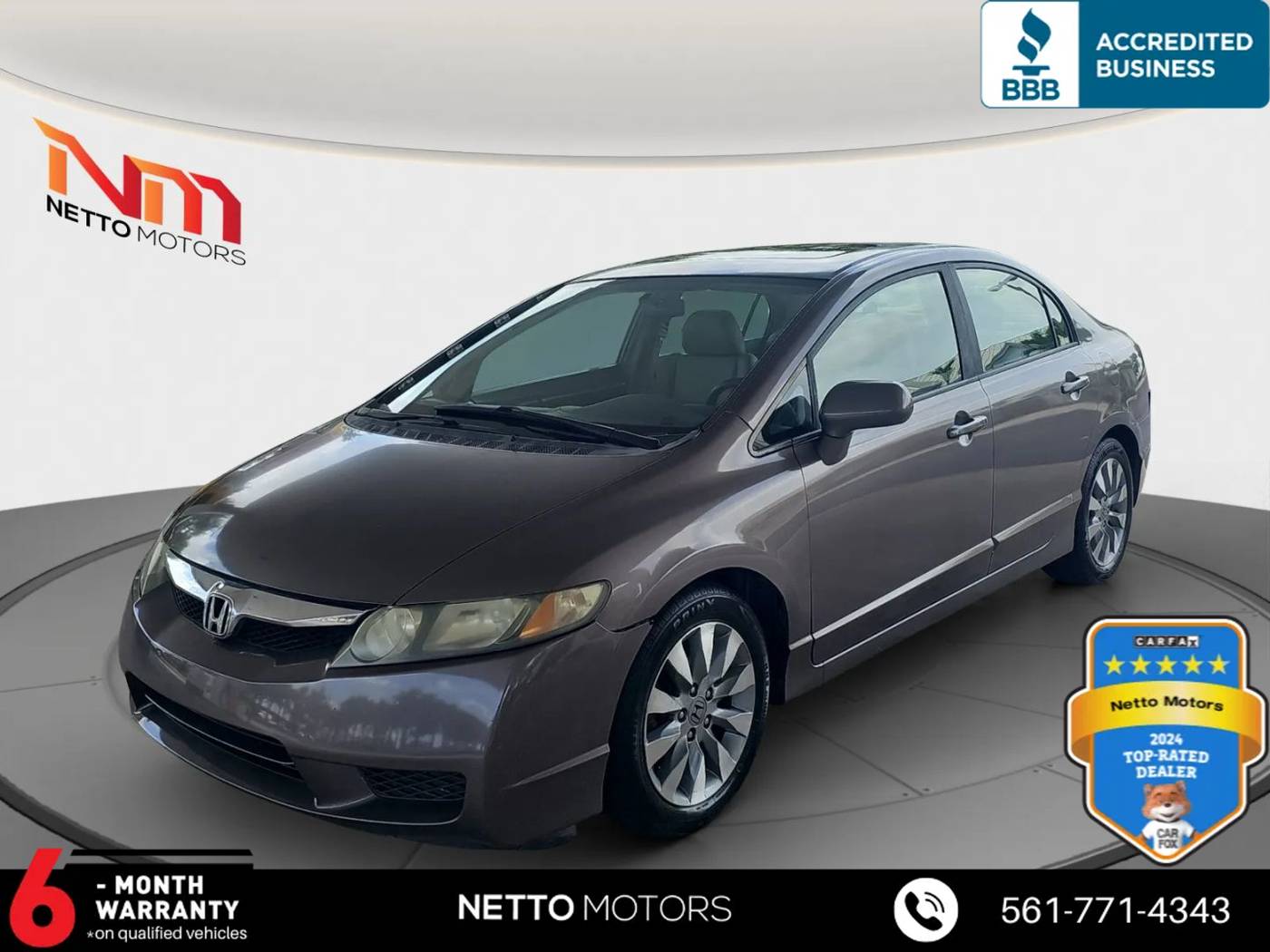 2010 Honda Civic EX-L — Sedan — 81,828 mi — West Palm Beach, FL