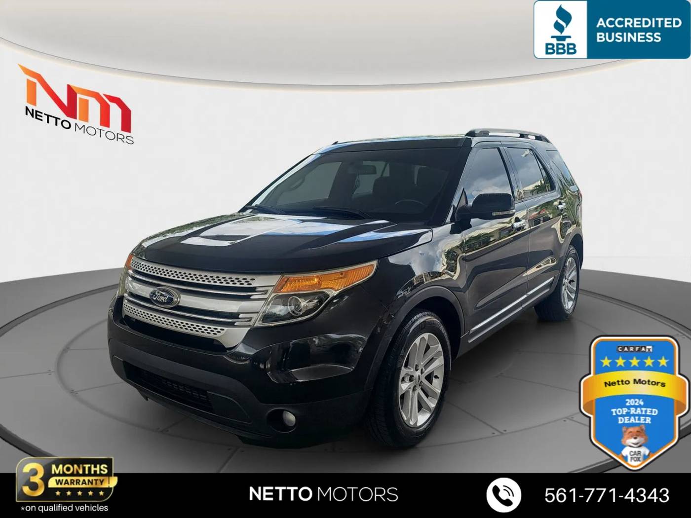 2015 Ford Explorer XLT — SUV — 99,608 mi — West Palm Beach, FL