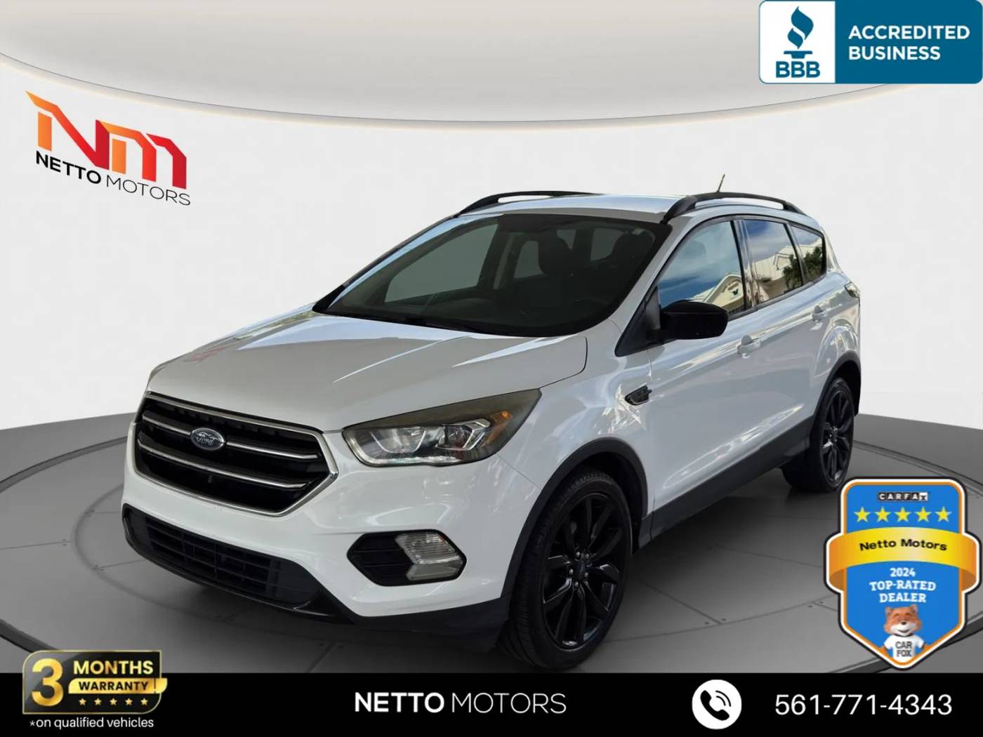 2018 Ford Escape SE — SUV — 87,067 mi — West Palm Beach, FL