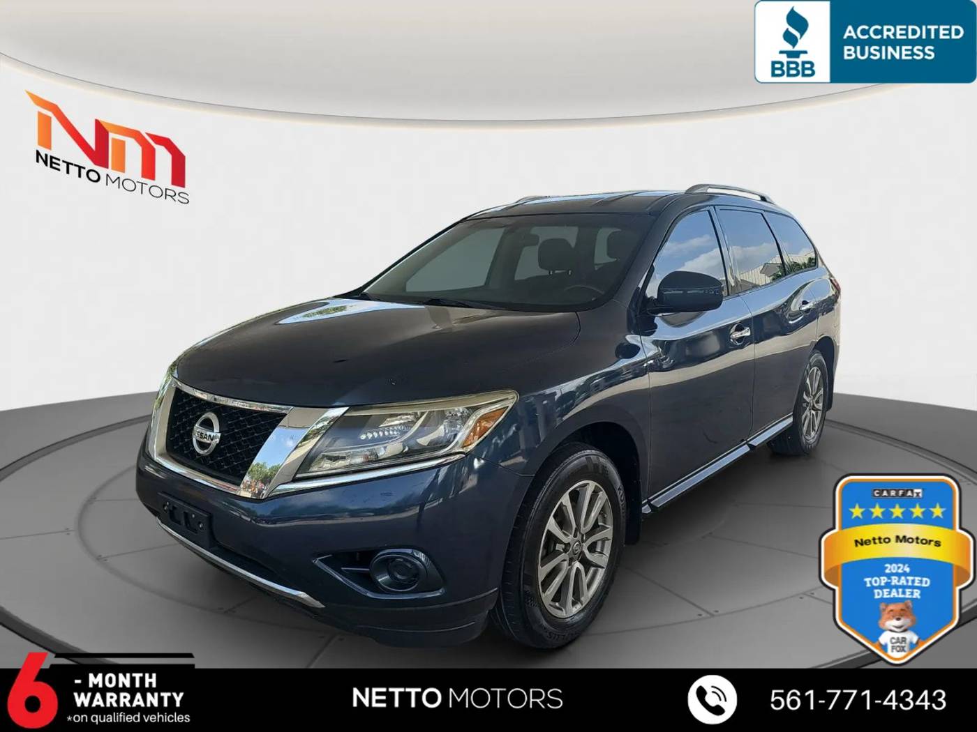 2014 Nissan Pathfinder SV — SUV — 104,203 mi — West Palm Beach, FL