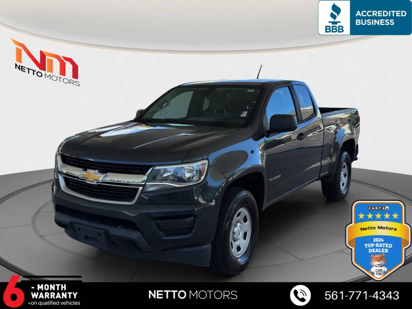 2017 Chevrolet Colorado WT — Pickup Truck — 93,624 mi — West Palm Beach, FL