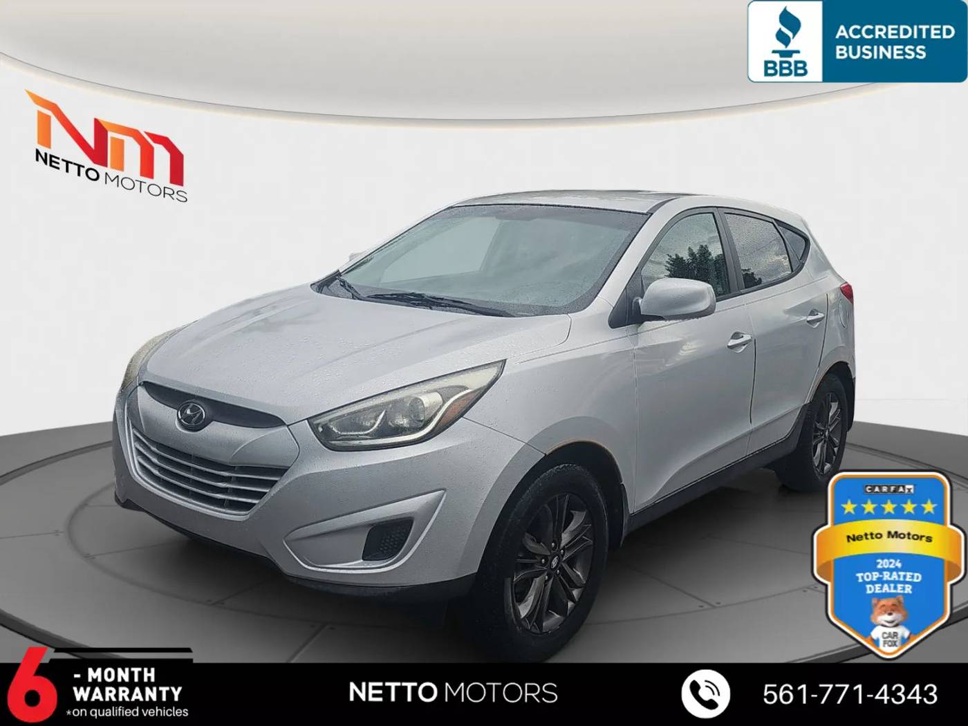 2015 Hyundai Tucson GLS — SUV — 98,622 mi — West Palm Beach, FL