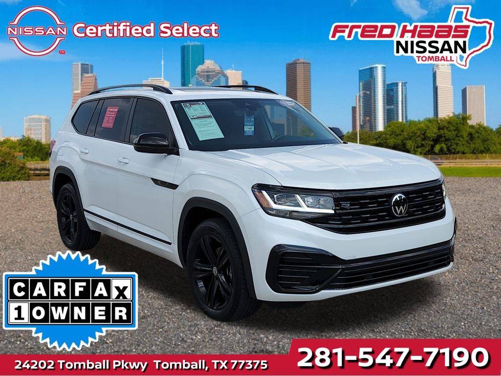 2022 Volkswagen Atlas SEL R-Line Black — SUV — 78,395 mi — Tomball, TX