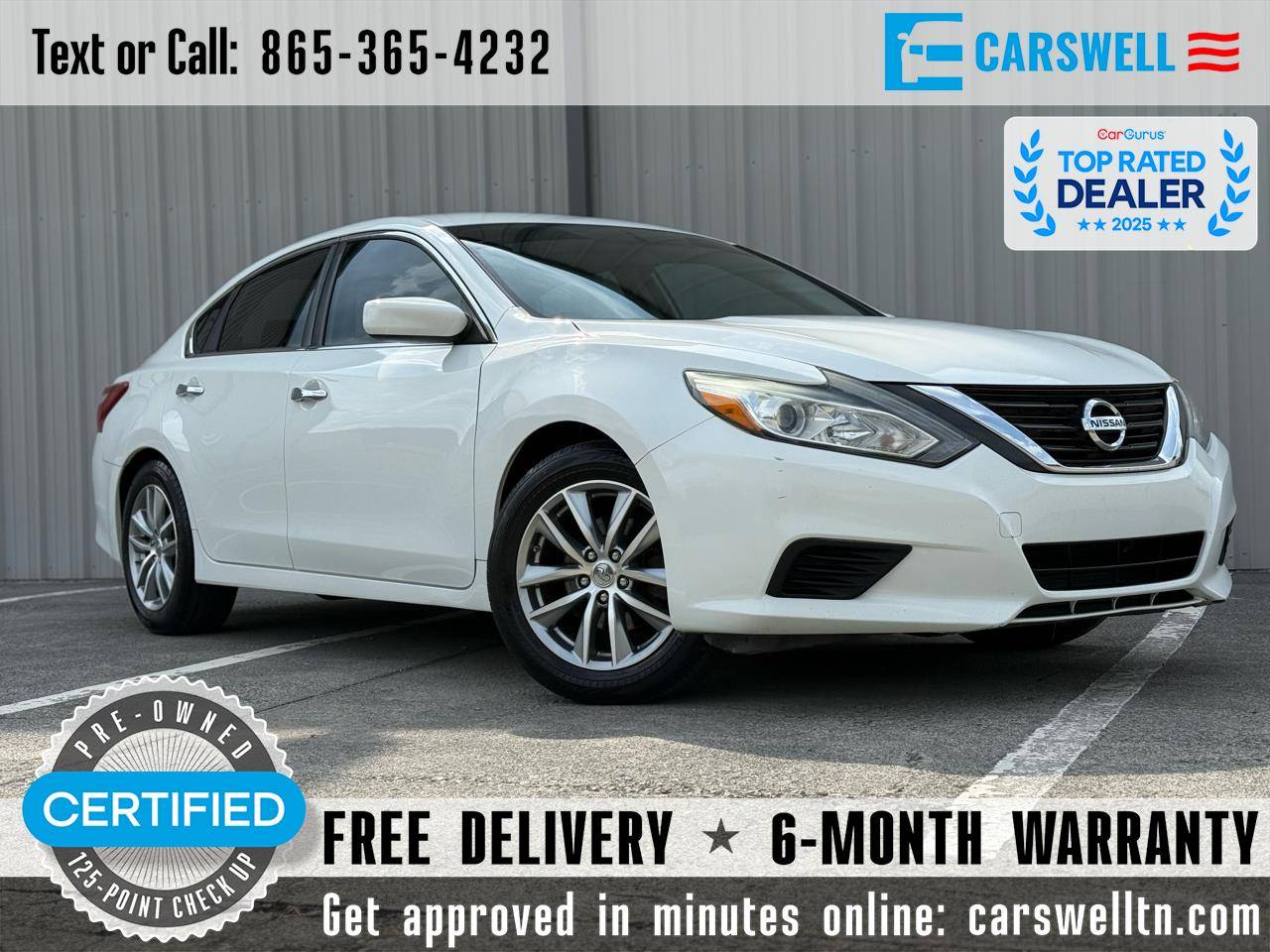 2016 Nissan Altima 2.5 S — Sedan — 90,088 mi — Sevierville, TN