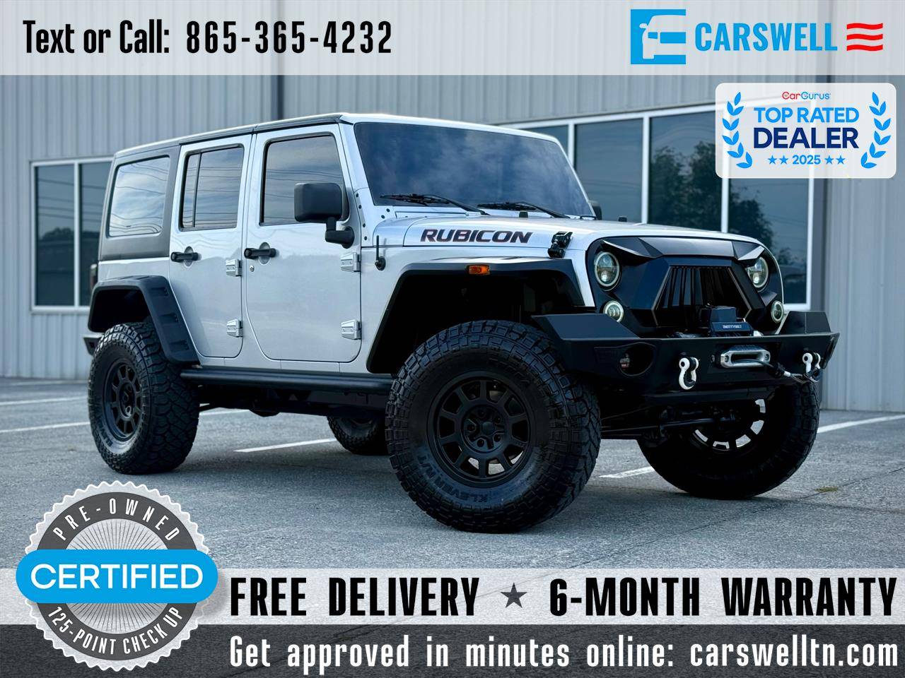 2012 Jeep Wrangler Rubicon — SUV — 110,409 mi — Sevierville, TN