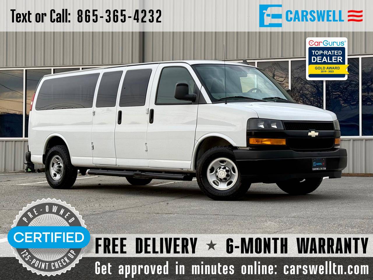 2018 Chevrolet Express Passenger LS — Passenger Van — 119,576 mi — Sevierville, TN