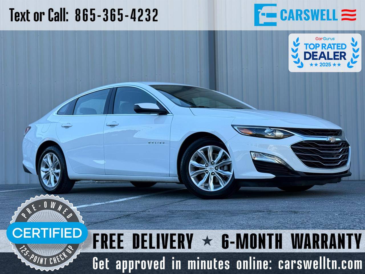 2022 Chevrolet Malibu LT — Sedan — 117,020 mi — Sevierville, TN
