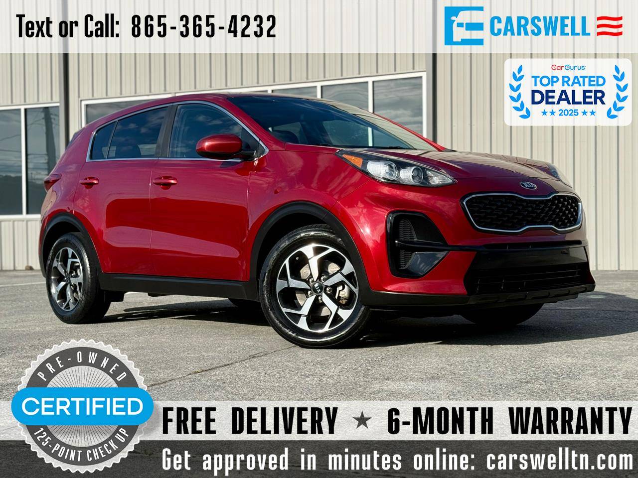 2021 Kia Sportage LX — SUV — 128,588 mi — Sevierville, TN