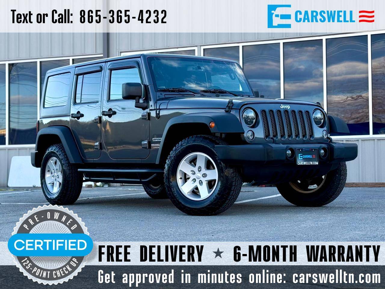 2018 Jeep Wrangler Sport S — SUV — 113,812 mi — Sevierville, TN
