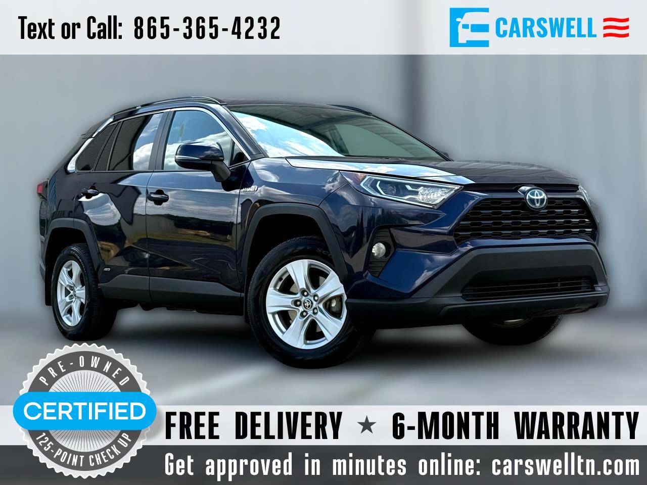 2021 Toyota RAV4 Hybrid XLE — SUV — 124,418 mi — Sevierville, TN