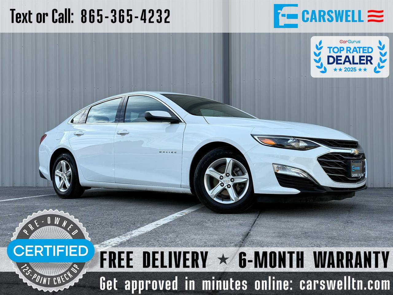 2021 Chevrolet Malibu LS — Sedan — 104,172 mi — Sevierville, TN