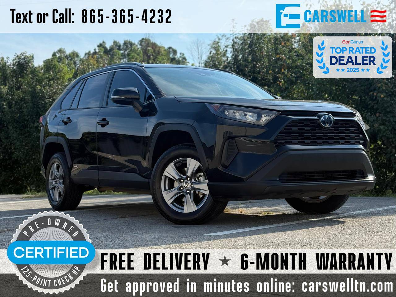 2022 Toyota RAV4 Hybrid LE — SUV — 106,125 mi — Sevierville, TN