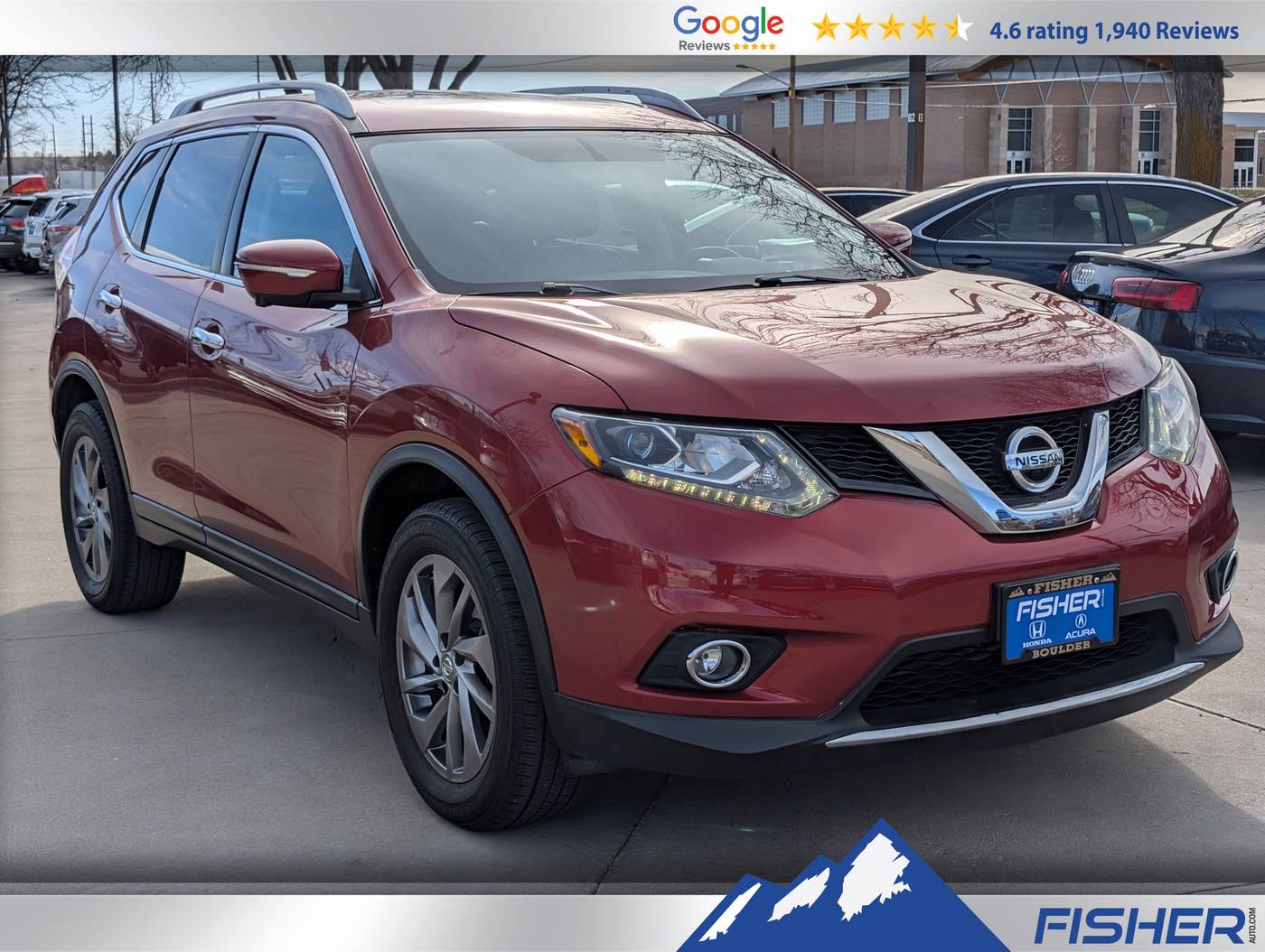 2015 Nissan Rogue SL — SUV — 62,985 mi — Boulder, CO
